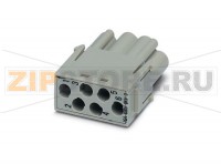Модуль HEAVYCON для установки штыревых контактов Phoenix Contact HC-M-06P-MOD-ST