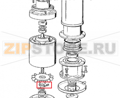 Schelle Scotsman MF 56 ASR      Schelle Scotsman MF 56 ASRЗапчасть на сборочном чертеже под номером: 9Название запчасти Scotsman на немецком языке: Schelle Scotsman MF 56 ASR