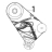 Main drive belt 600 dpi Zebra 96XiIII Plus