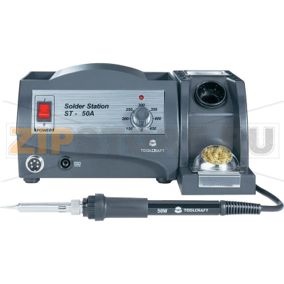 Станция паяльная 50 Вт, аналоговая Toolcraft 791784 