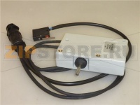 DISPOSITIVO BLOCCO PORTA CON CAVI 580 mm