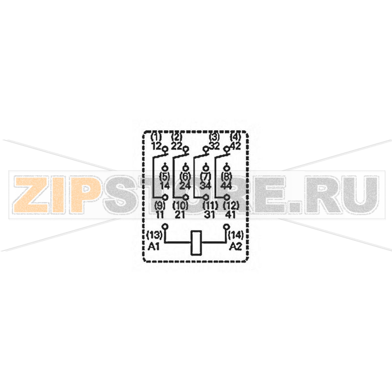 Реле электромагнитное 230 В/AC, 6 А, 1 шт TE Connectivity 9-1419111-1 