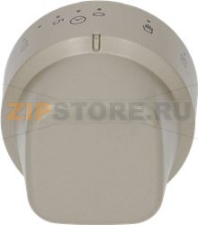 KNOB SILVER ø 45 mm 0-60' 