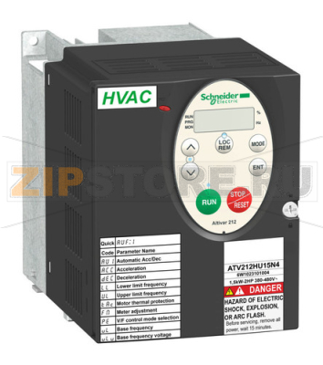Преобразователь частоты 1.5 кВт, 480 В, IP21 Schneider Electric ATV212HU15N4 