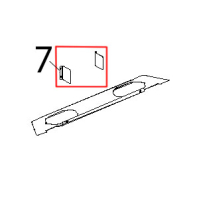 Deflettore inox Unox XBC 815G
