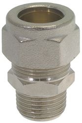 RACCORDO DIRITTO CON OGIVA 1/2"Mx18 mm 