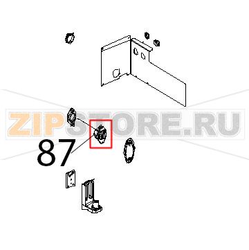 Scrocco maniglia SX Unox XBC 815G Scrocco maniglia SX Unox XBC 815GЗапчасть на деталировке под номером: 87