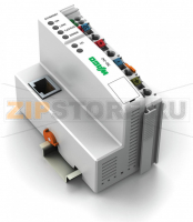 Каплер шины Ethernet; 1-е поколение; светло-серые Wago 750-342