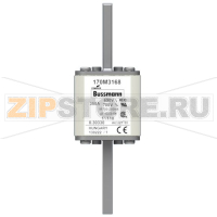 Предохранитель, 350 A, AC 690 В, 200 кА, size 1, 45x45x134 мм, aR, DIN, IEC Eaton FUSE 350A 690