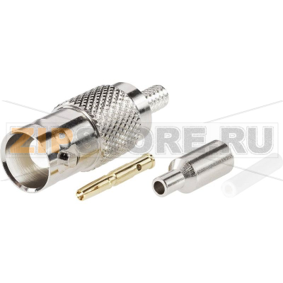 Разъем BNC, 50 Ом, 1 шт TRU Components 1579521 