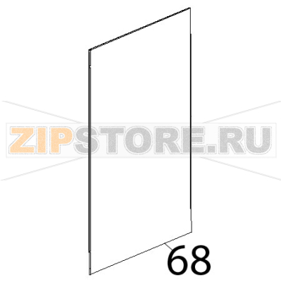Vetro interno forno GRL Unox XBC 905 Vetro interno forno GRL Unox XBC 905Запчасть на деталировке под номером: 68