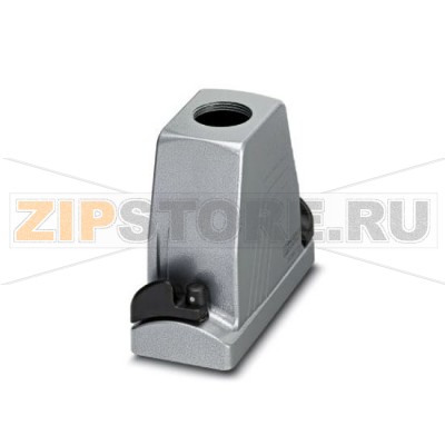 Стандартный сальниковый корпус HEAVYCON ADVANCE В16 с порошковым покрытием Phoenix Contact HC-B 16-TMB-100/O1STM32G-STA с байонетным зажимом, высота 100 мм, с резьбой 1xM32, прямой ввод кабеля.Минимальный заказ: 10 шт.Упаковка: 10 шт.