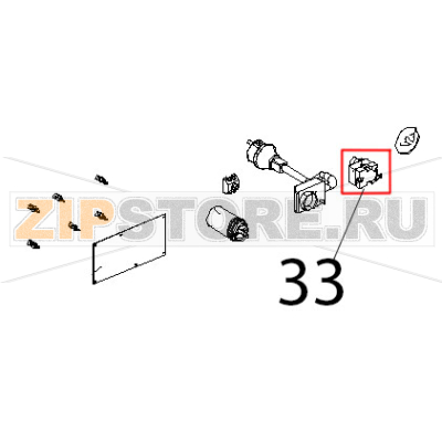 Term. sic. bip. 335 °C, riarmo manuale Unox XF 130 Term. sic. bip. 335 °C, riarmo manuale Unox XF 130Запчасть на деталировке под номером: 33