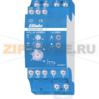 Реле импульсное на DIN-рейку 230 В, 2 А, 500 Вт, 1 шт Eltako EGS12Z2-UC 