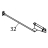 Complete upper right support. Fagor FI-2700I