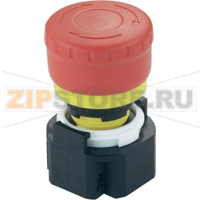 Кнопка аварийной остановки 250 В/AC, 3 А, 1 шт IDEC XA1E-BV313R 