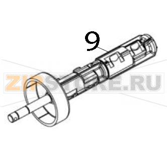 Ribbon rewind spindle assembly TSC ML240P Ribbon rewind spindle assembly TSC ML240PЗапчасть на деталировке под номером: 9