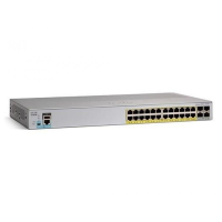 Коммутатор 24xGE (PoE), 4xSFP+, LAN Lite Cisco WS-C2960L-24PQ-LL