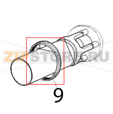 Bowl gasket Ugolini MT 1 Bowl gasket Ugolini MT 1Запчасть на деталировке под номером: 9