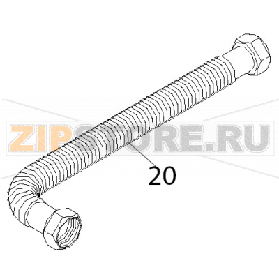 Pipe Fagor ADE-120 Pipe Fagor ADE-120Запчасть на деталировке под номером: 20Название запчасти Fagor на английском языке: Pipe ADE-120.