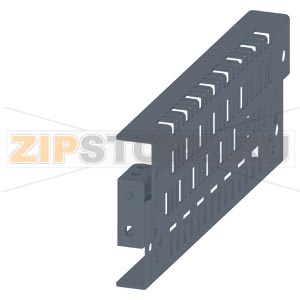 SIVACON, bar for improving the EMC, Installation over cabinet width EMC, W: 400 mm, zinc-plated Siemens 8MF1040-2HN 