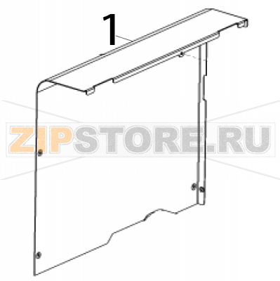 Electronic cover TSC MX340P Electronic cover TSC MX340PЗапчасть на деталировке под номером: 1