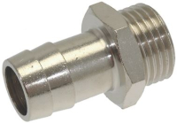 НИКЕЛИРОВАННЫЙ ПАТРУБОК ДЛЯ ШЛАНГА Ø 1/2"M Ø 17