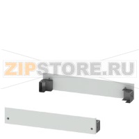 SIVACON, Base, for cabinets with front and rear door, H: 100 mm, W: 900 mm, RAL 7035 Siemens 8MF1090-2CR