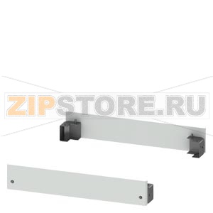 SIVACON, Base, for cabinets with front and rear door, H: 100 mm, W: 900 mm, RAL 7035 Siemens 8MF1090-2CR 