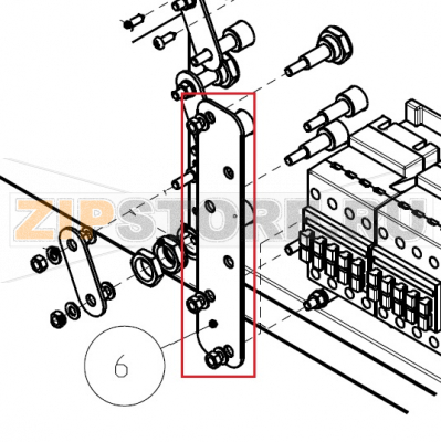 Piastrina cortocircuito centri stella resistenze batteria elettrica ES 10/23 Imesa ES 10                               Piastrina cortocircuito centri stella resistenze batteria elettrica ES 10/23 Imesa ES 10Запчасть на сборочном чертеже под номером: 6Название запчасти на итальянском языке: Piastrina cortocircuito centri stella resistenze batteria elettrica ES 10/23 Imesa ES 10