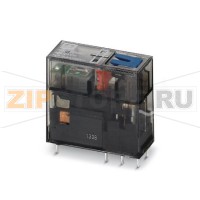 Вставное миниатюрное реле Phoenix Contact REL-MR- 24DC/21-21AU/MS