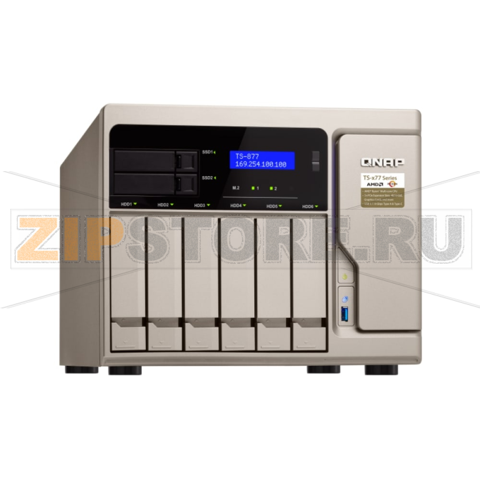 Накопитель сетевой QNAP TS-877 