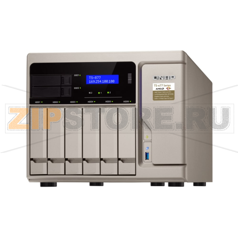 Накопитель сетевой QNAP TS-877 