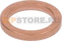 FLAT GASKET COPPER 1/8 ø 14x10x2 mm