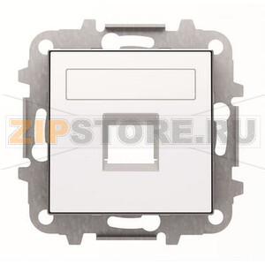 Накладка для одного суппорта/разъёма, альпийский белый ABB 2CLA851810A1101 