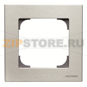 Рамка одноместная, нержавеющая сталь ABB 2CLA857100A1401 