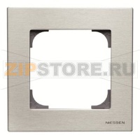 Рамка одноместная, нержавеющая сталь ABB 2CLA857100A1401