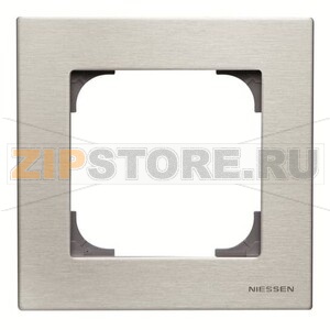 Рамка одноместная, нержавеющая сталь ABB 2CLA857100A1401 