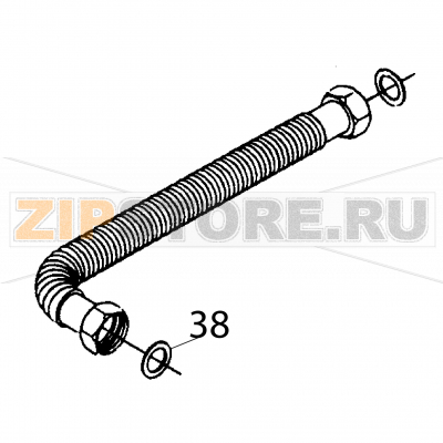 Joint washer Ø31xØ21x1,5 Fagor ECO-120 Joint washer Ø31xØ21x1,5 Fagor ECO-120Запчасть на деталировке под номером: 38Название запчасти Fagor на английском языке: Joint washer Ø31xØ21x1,5 ECO-120.