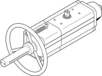 Привод неполноповоротный Festo DAPS-0053-090-RS1-F0507-MW