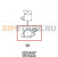 Upper venturi coil support Unox XBC 1005