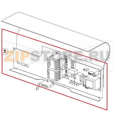 Pannello Impianti Apach AC800    Pannello Impianti Apach AC800Запчасть на сборочном чертеже под номером: 3Название запчасти Apach на итальянском языке: Pannello Impianti Apach AC800