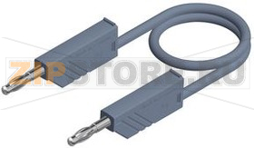 Провод тестовый 2 м, серый Hirschmann MLN 200/2.5 GRAU / GREY 