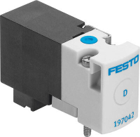 Распределитель с электроуправлением Festo MHA1-M5H-3/2O-0,6-PI
