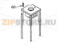 Waste drawer locking screw m6x20 uni5923 Anfim Special 450 automatic