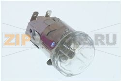 PORTALAMPADA CON CALOTTA E LAMPADA 