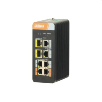 Коммутатор управляемый, промышленный, 18 портов Dahua DH-PFS4207-4GT-DP
