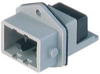 Разъем питания прямоугольный 10 A, 400 В, 5+PE, IP54, серый Hirschmann 931697106