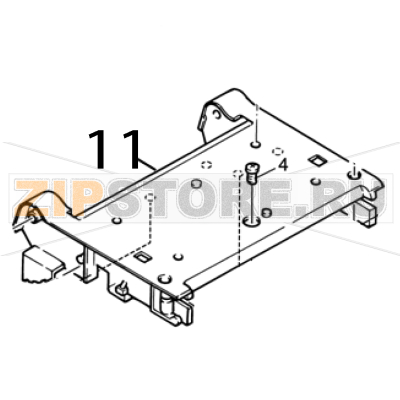 Mechanism upper cover TSC TTP-342 Pro Mechanism upper cover TSC TTP-342 ProЗапчасть на деталировке под номером: 11
