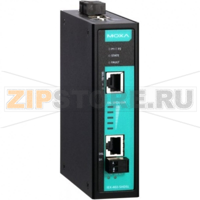 Удлинитель Ethernet MOXA IEX-402-SHDSL-T 